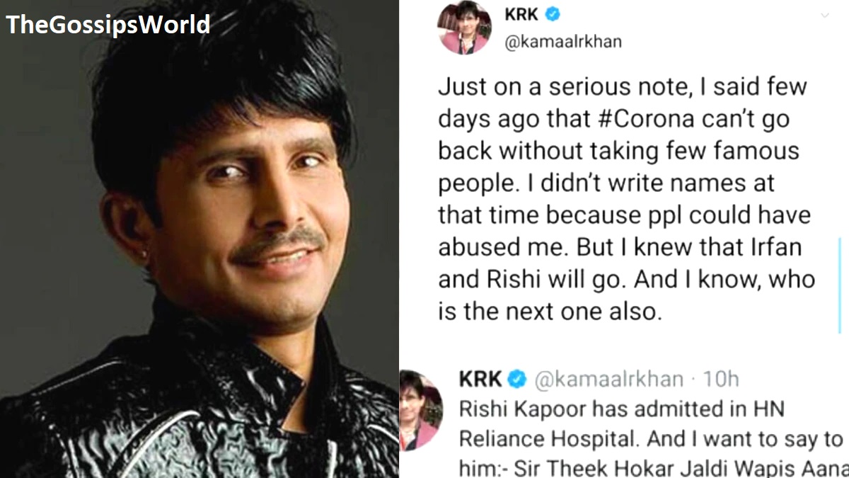 Actor Kamal R Khan AKa KRK Twitter Controversy Explained