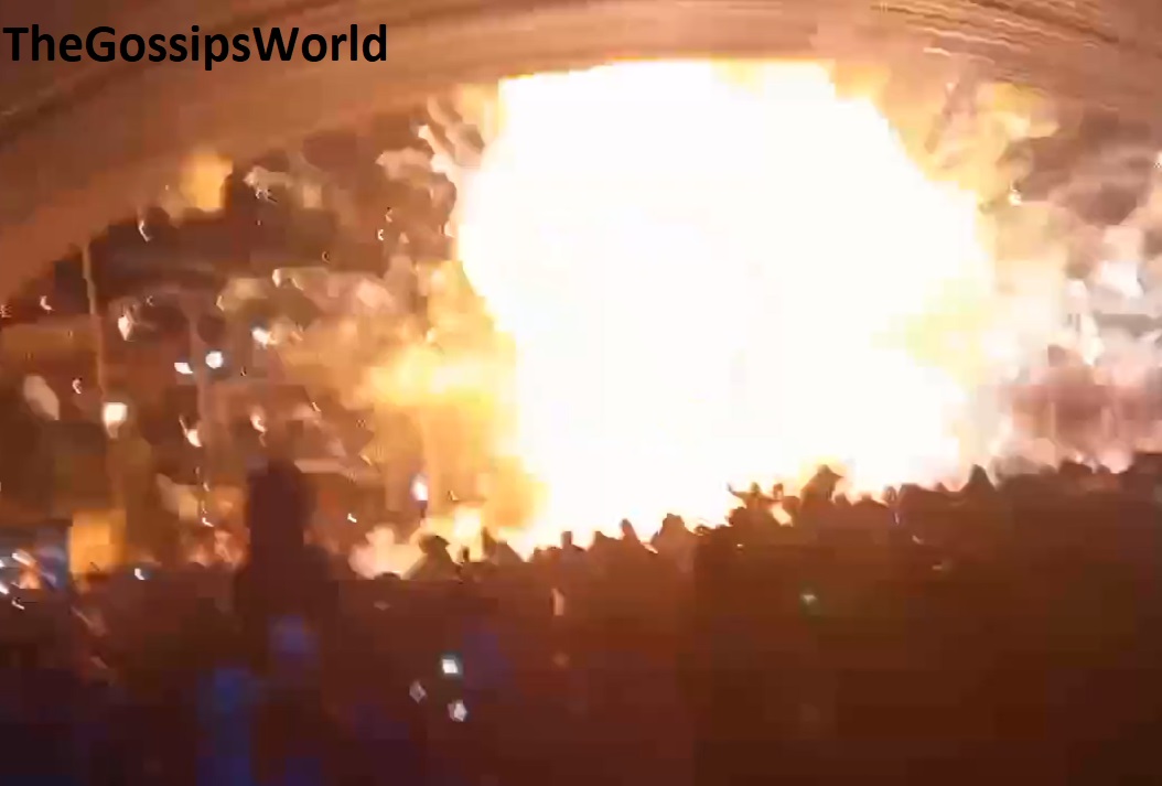 Mexico Massive Fireworks Explosion At Bonfire Incident Video