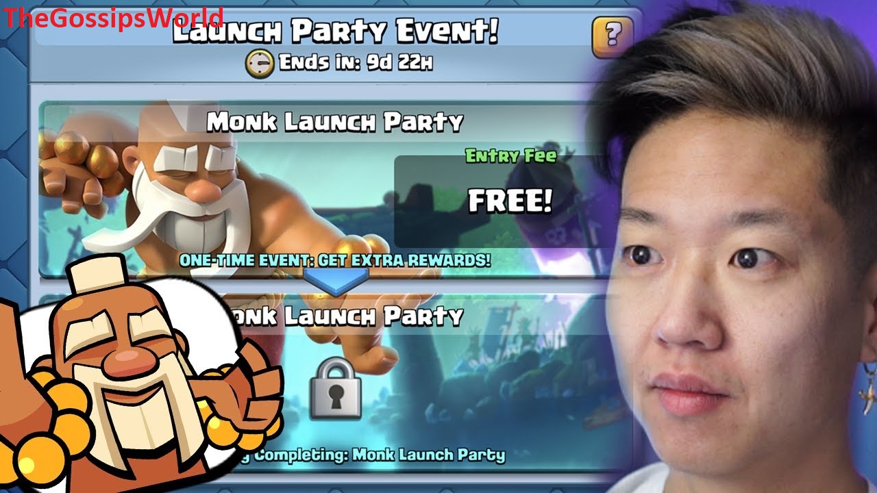 Monks launch party challenge in Clash Royale 
