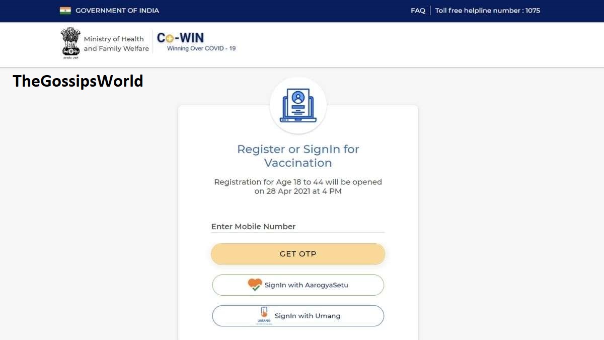 How To Register In CoWIN Portal?