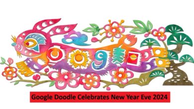 Google Doodle Celebrates New Year Eve