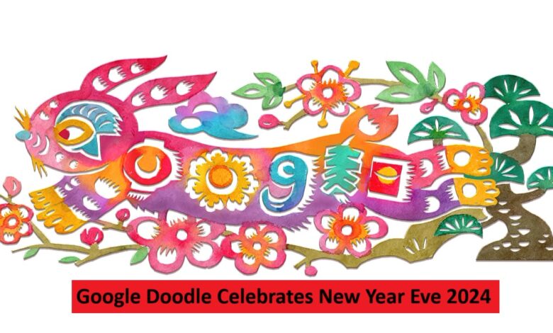 Google Doodle Celebrates New Year Eve