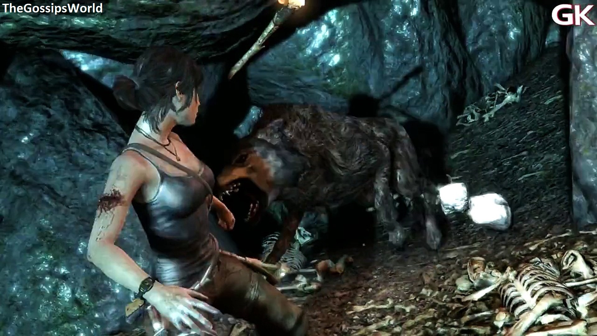 Lara Croft Gif Death Video
