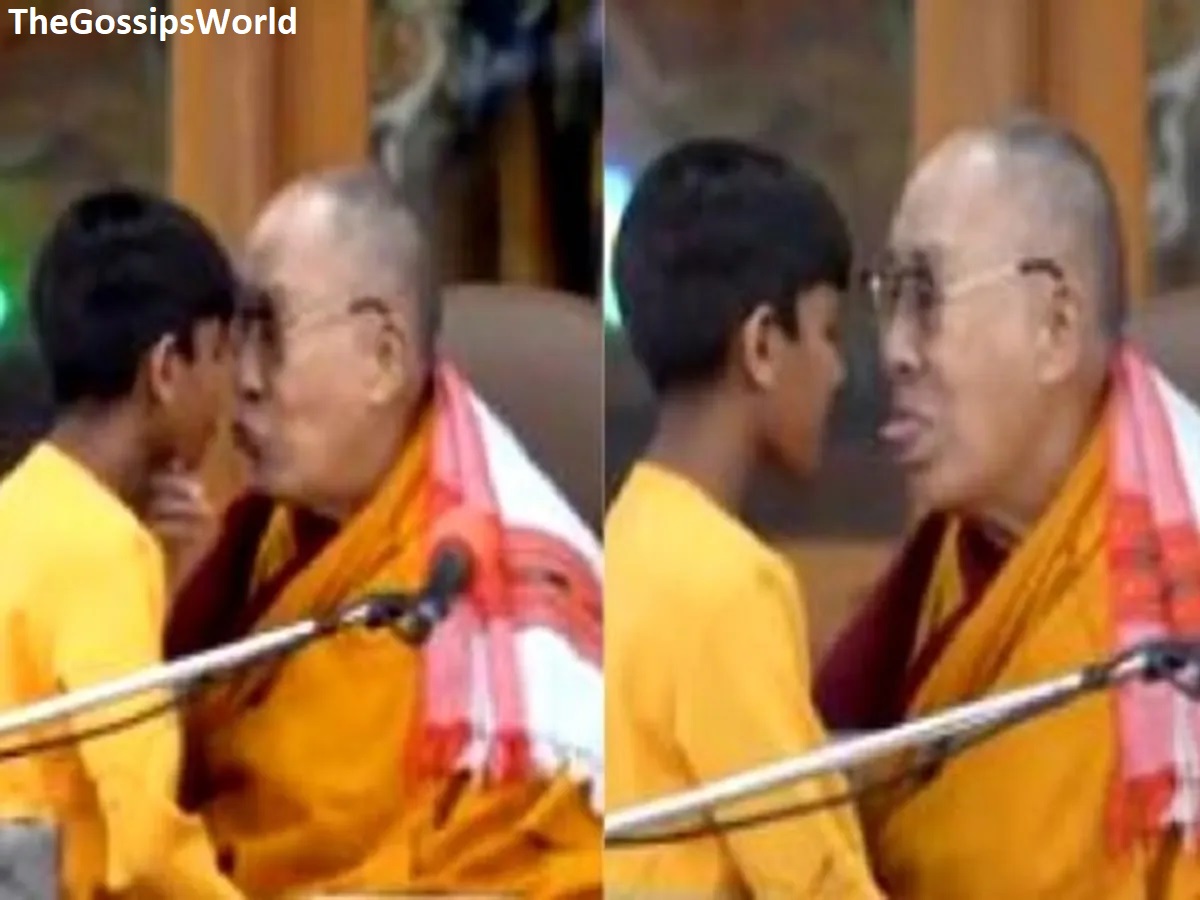 Dalai Lama Kissing Video