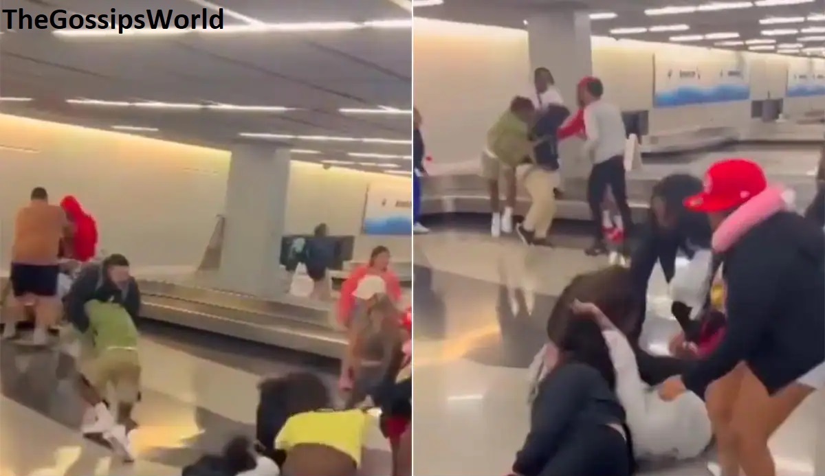 Chicago Airport Fight Video