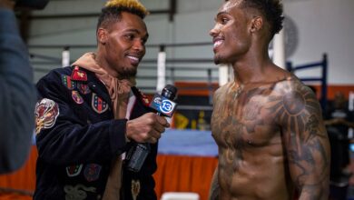 Jermall Charlo workout 2 8 18 photo by Andrew Hemingway Showtime11