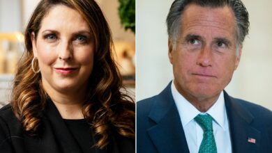 Ronna McDaniel And Mitt Romney